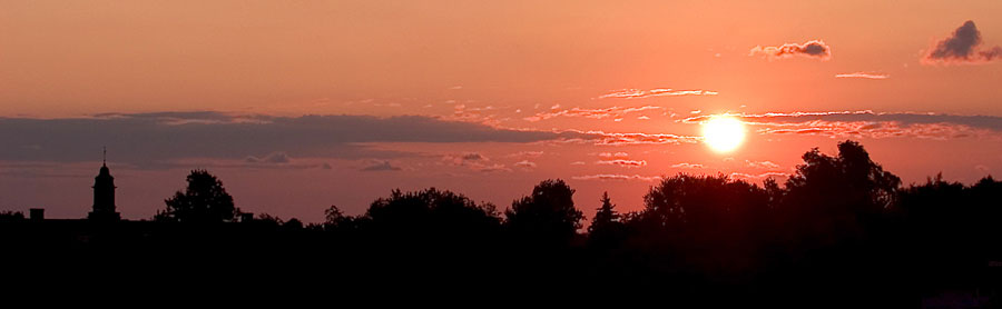 sunrise over Oswego